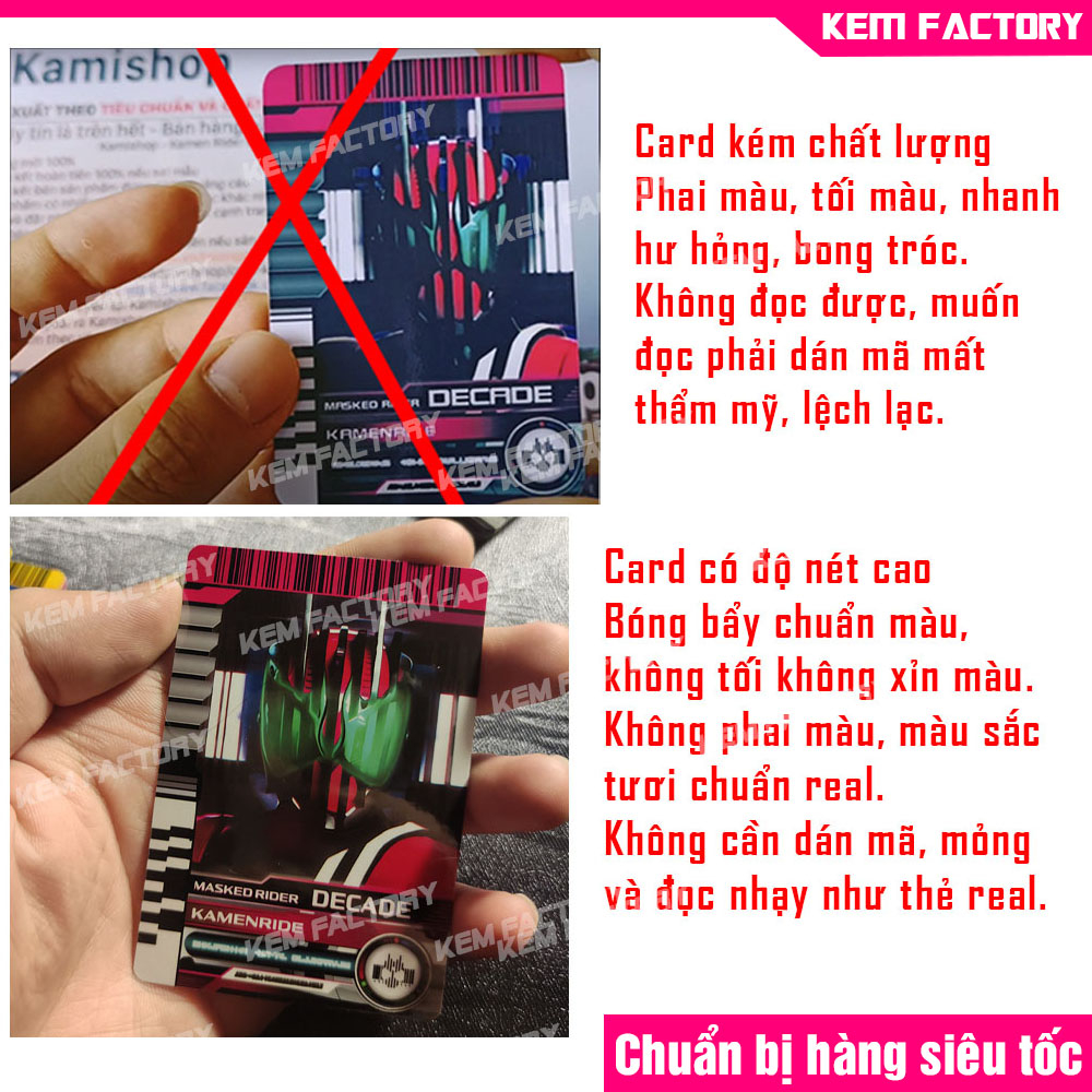 Tổng hợp tất cả thẻ Kamen Rider W đọc được trong driver - CARD chất lượng cao
