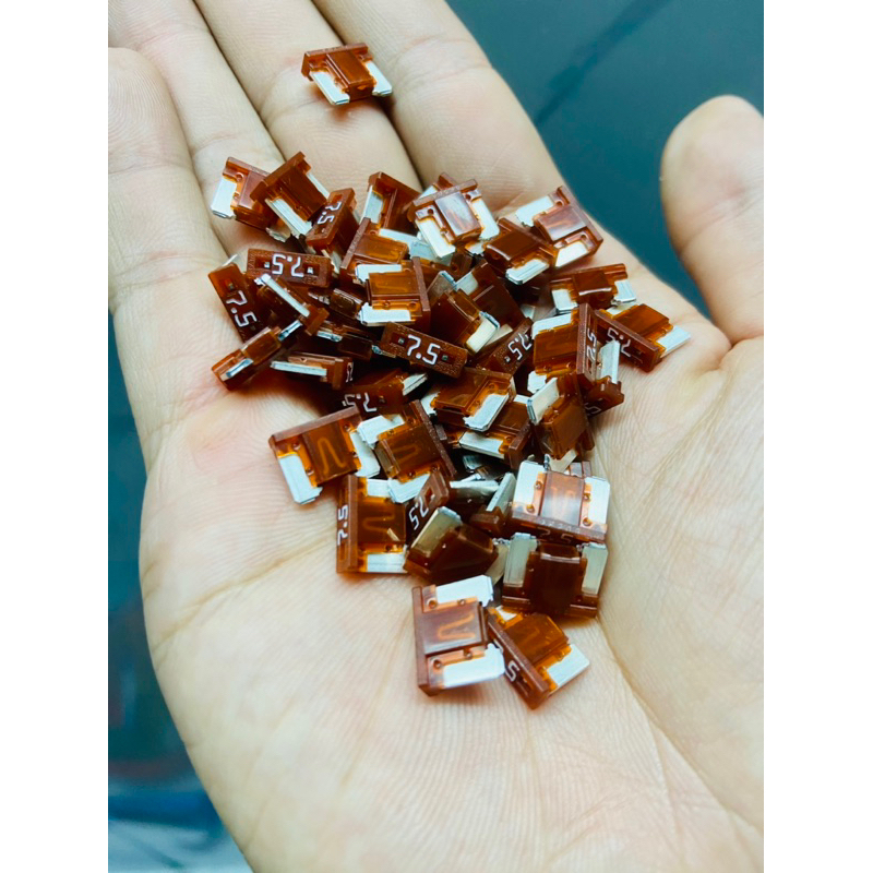 Cầu Chì Mini Chân Ngắn 7.5A xe máy Honda Zin - Xe Ô Tô - Xe Hơi