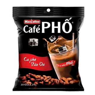 Cà phê phố sữa đá bịch 720g 30 gói