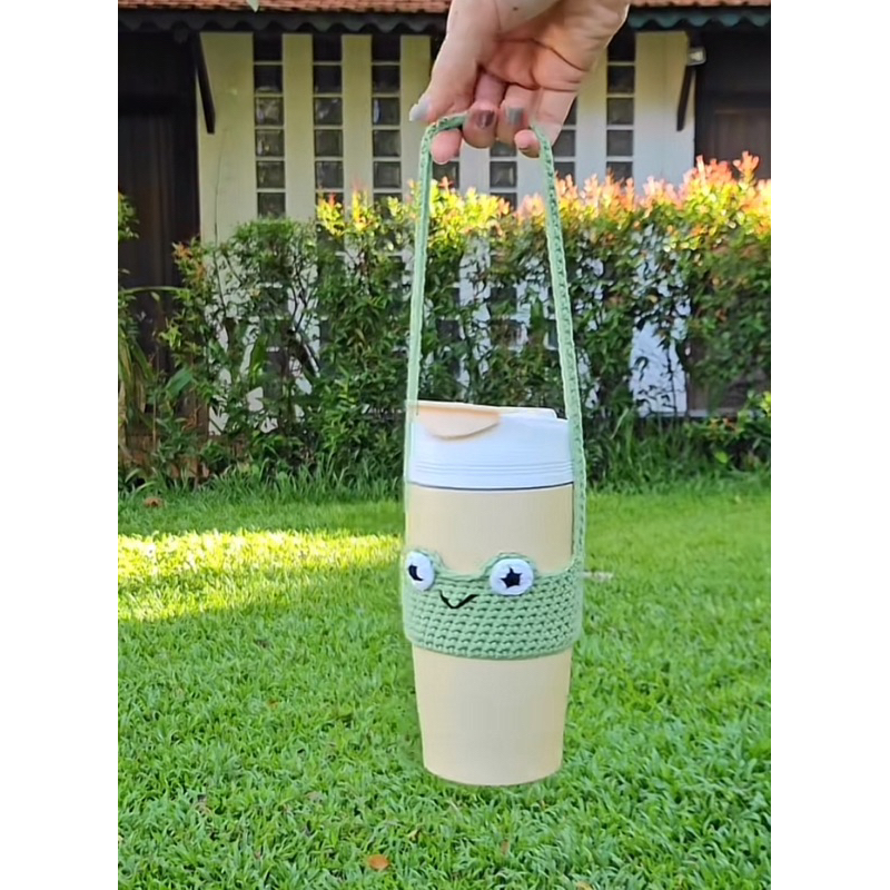 Túi đựng ly/ bính giữ nhiệt bằng len hình thú cute