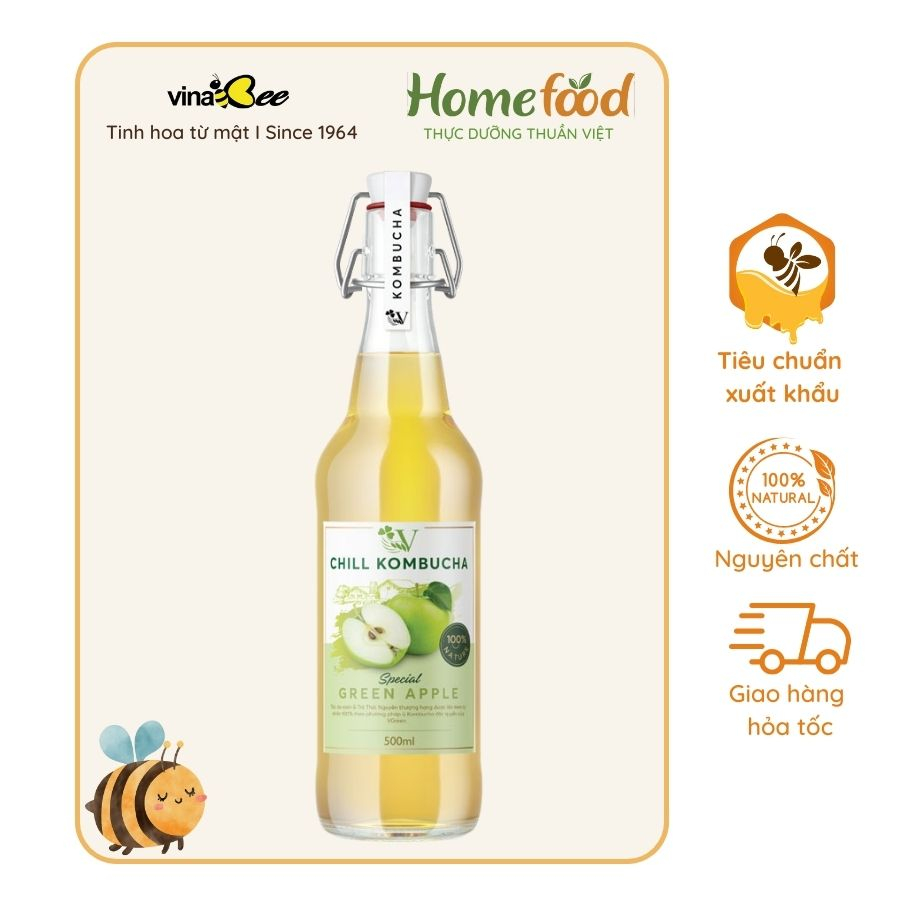 Trà chill Kombucha hoa quả - 500ml