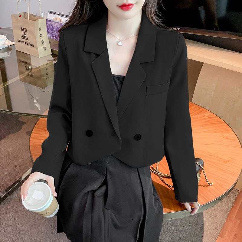 [🌼FREESHIP🌼KÈM ẢNH THẬT] Áo blazer 3 màu 2 cúc dạng ngắn 2 lớp khoác ngoài phong cách Hàn Quốc T - A014 | BigBuy360 - bigbuy360.vn