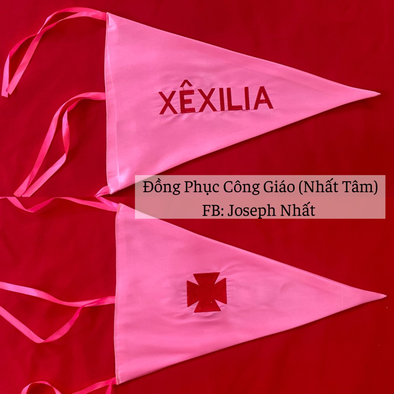 Cờ đội các ngành TNTT thêu tên Thánh