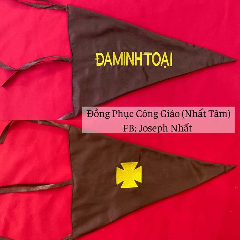 Cờ đội các ngành TNTT thêu tên Thánh