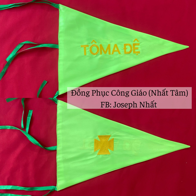 Cờ đội các ngành TNTT thêu tên Thánh