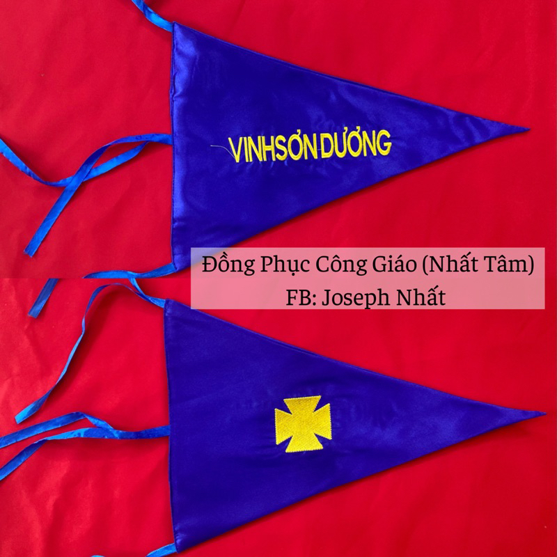 Cờ đội các ngành TNTT thêu tên Thánh