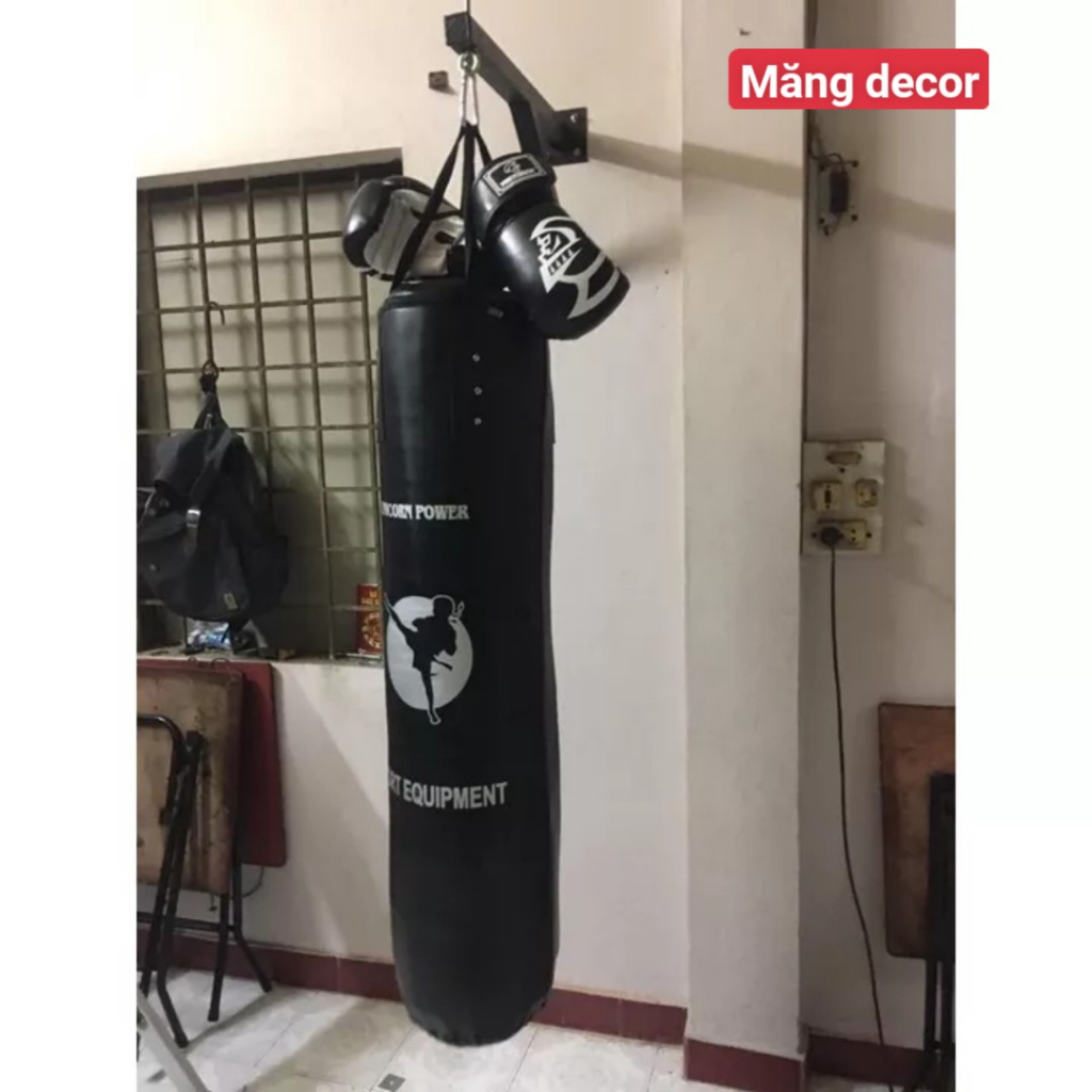 Khung treo bao cát đơn dài 60cm sơn tĩnh điện chắc chắn tặng kèm ốc vít tắc kê
