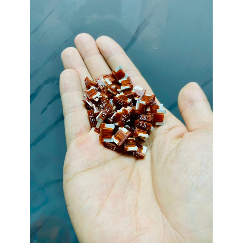 Cầu Chì Mini Chân Ngắn 7.5A xe máy Honda Zin - Xe Ô Tô - Xe Hơi