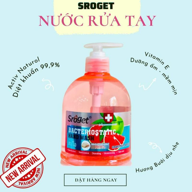 Nước rửa tay Sroget Thái Lan 530ml