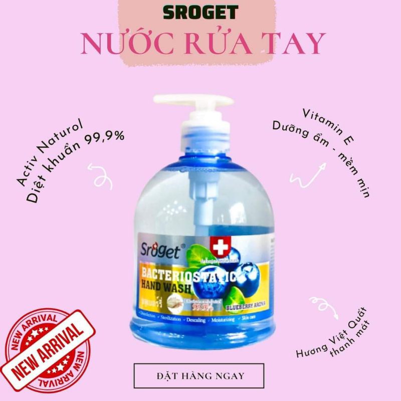 Nước rửa tay Sroget Thái Lan 530ml