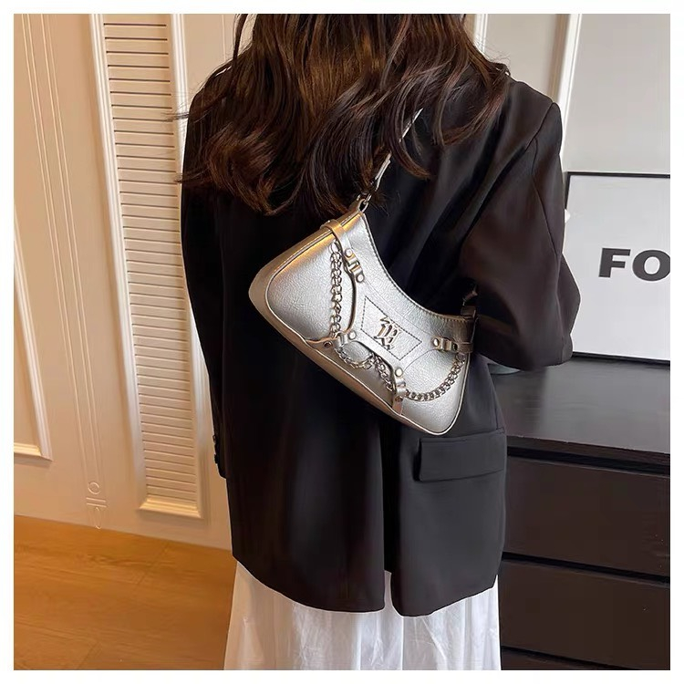 Túi đeo chéo túi đeo vai phối xích chanh xả KHOÁ M VINTAGE NHỎ XINH