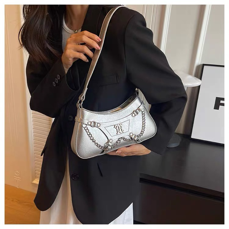 Túi đeo chéo túi đeo vai phối xích chanh xả KHOÁ M VINTAGE NHỎ XINH