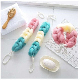 Bông tắm dài tạo bọt cao cấp ( giao màu ngẩu nhiên )