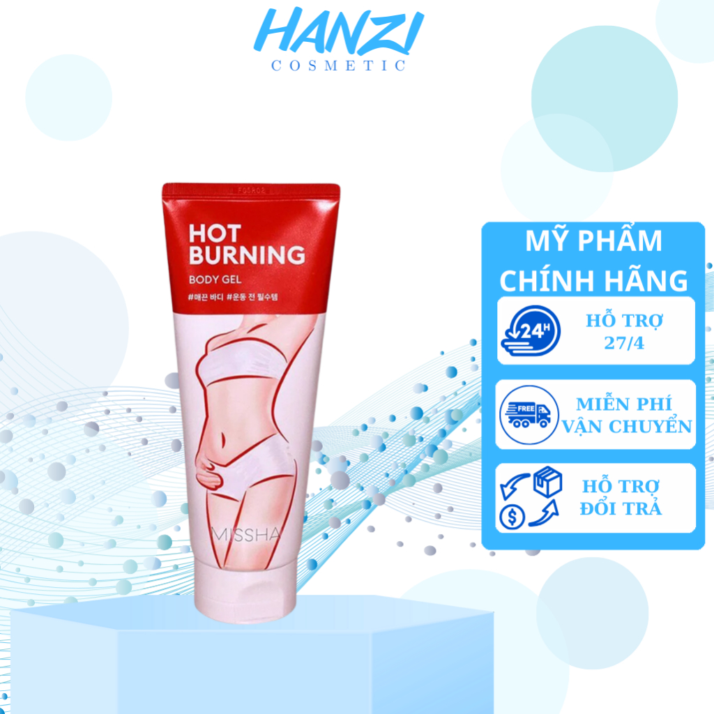 Kem tan mỡ bụng Missha Hot Burning Perfect Body Gel 200ml, Kem tan mỡ thần thánh Missha chính hãng | BigBuy360 - bigbuy360.vn