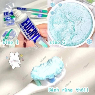 Bột đánh trắng răng Eucryl , kem đánh trắng răng Eucryl