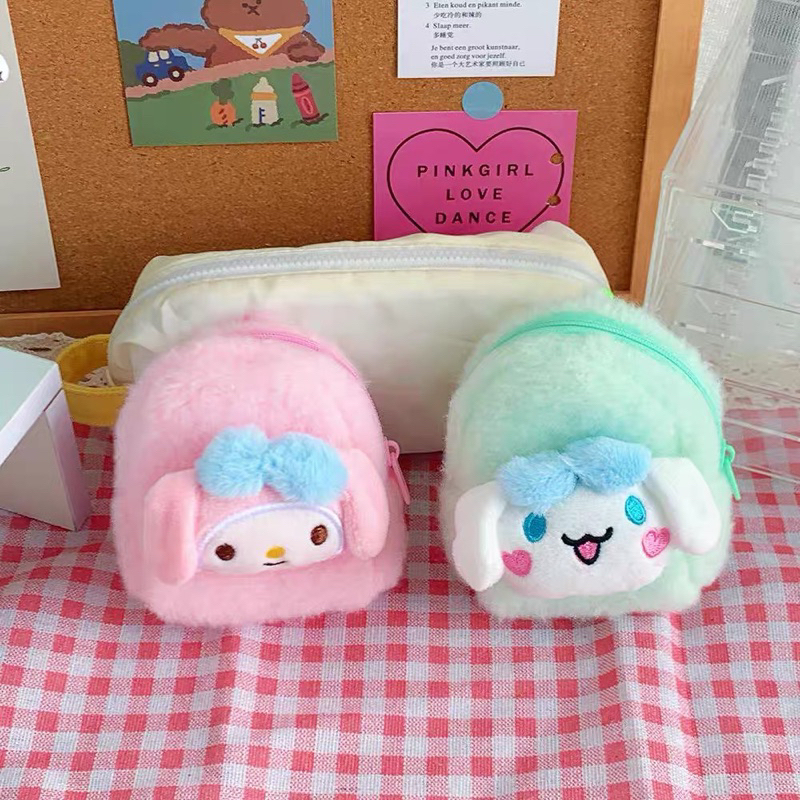 Túi đựng tiền mini có móc khoá Sanrio