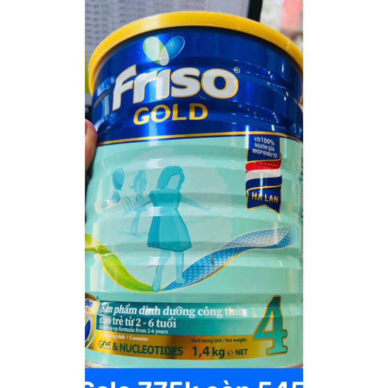 Sữa Bột Friso Gold 4  1,4kg Date 2024