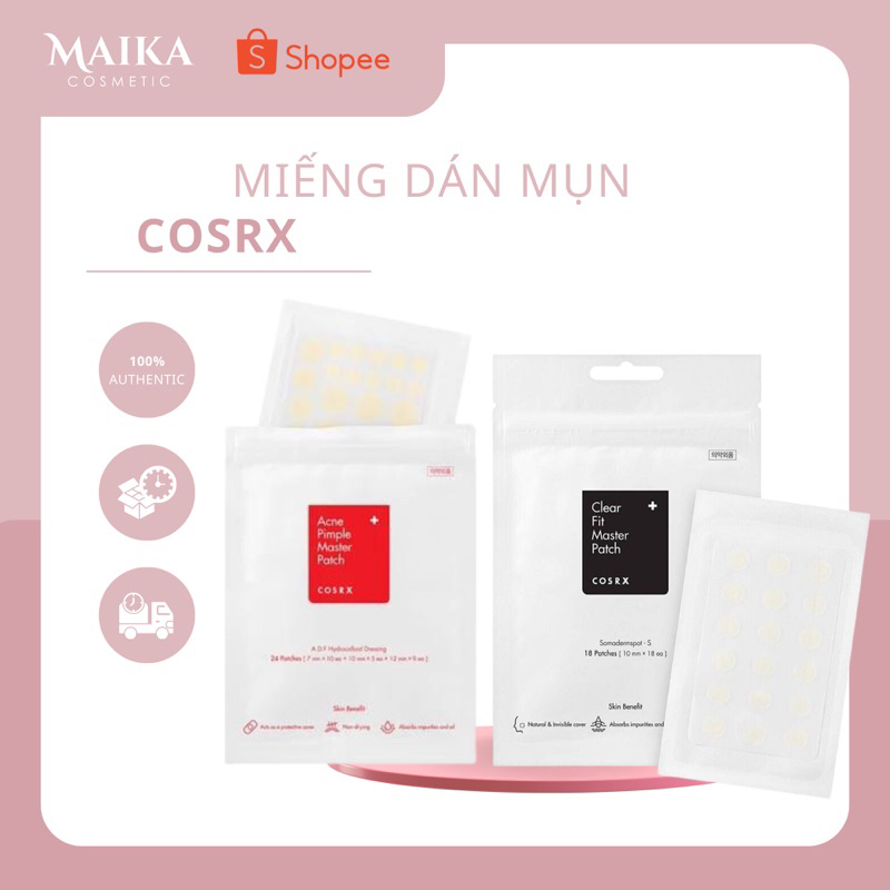Miếng dán mụn Cosrx Clear Fit Master Patch / Cosrx Acne Pimple Master Patch