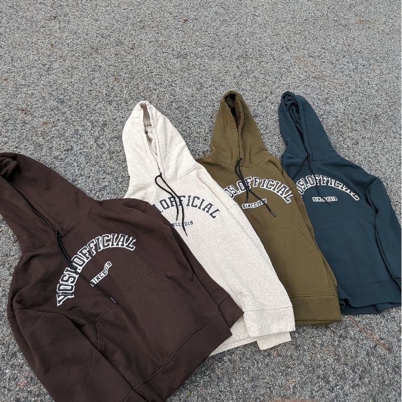 Áo Hoodie Yosi.club Oversize Basic Logo Since 2019