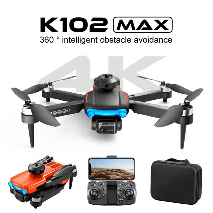 FLYCAM K102 MAX ĐỘNG CƠ KHÔNG CHỔI THAN CÓ CẢM BIẾN BỤNG GIỮ VỊ TRÍ RẺ NHẤT THẾ GIỚI