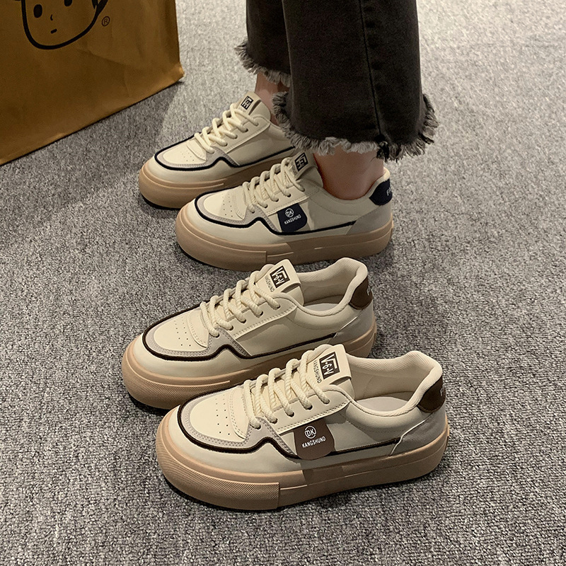Giày thể thao nữ DK Fashion phối viền đế cao 3cm mẫu mới nhất