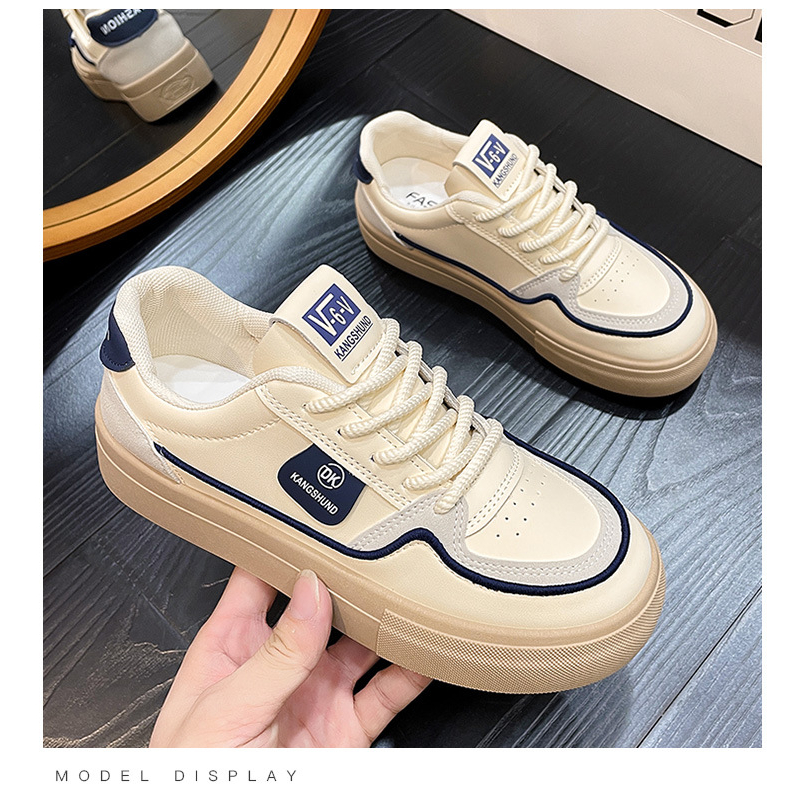 Giày thể thao nữ DK Fashion phối viền đế cao 3cm mẫu mới nhất
