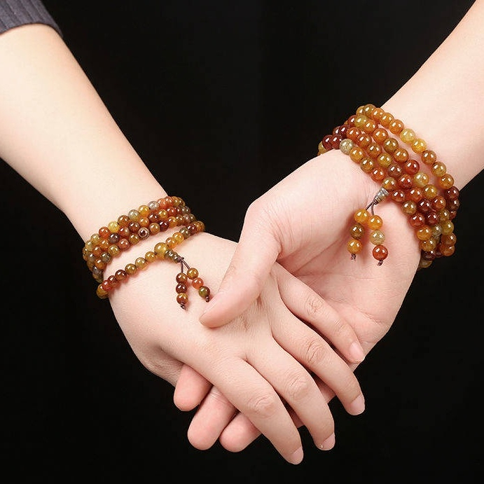 *Kho Sỉ*Vòng Tay 108 hạt Đá Vảy Rồng_Vòng Tay Phong Thủy ,Cầu Bình An May Mắn