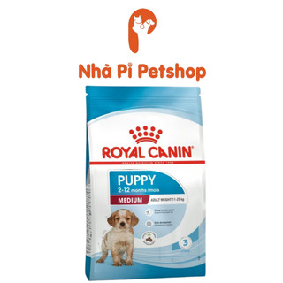 Hạt cho chó - royal canin medium puppy 4kg