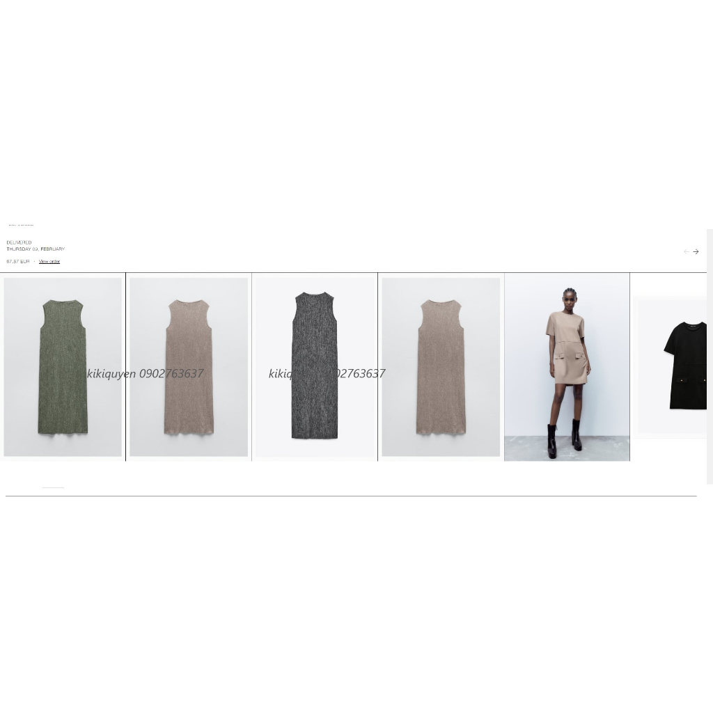 Đầm Zara vợt Sale auth