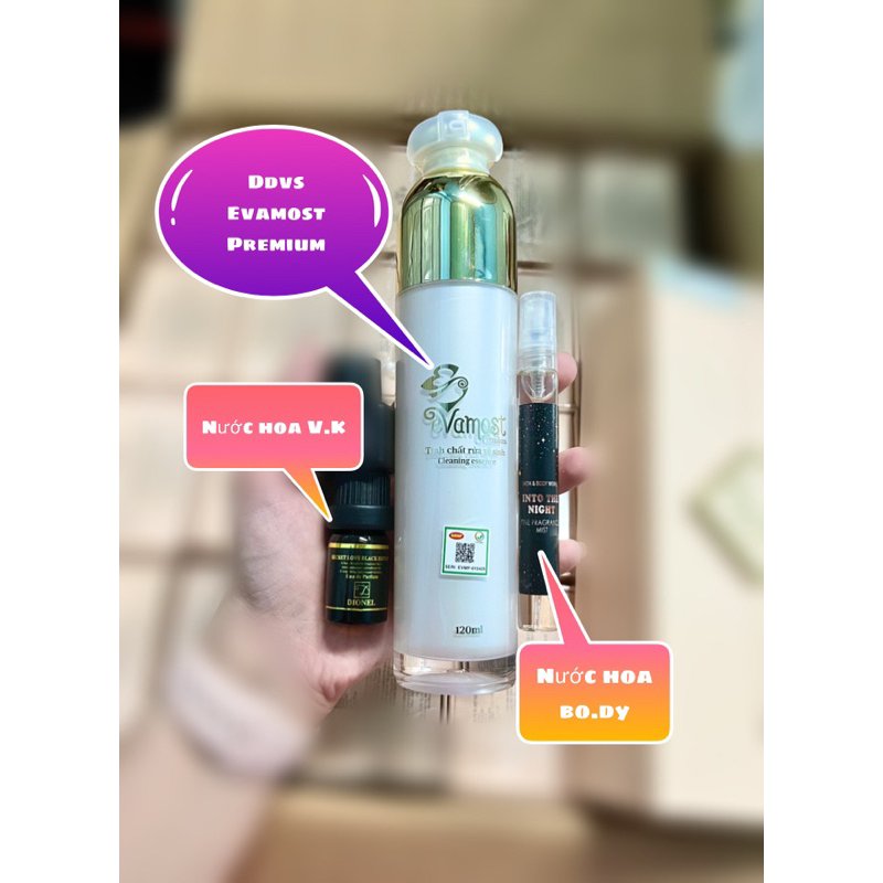( CHÍNH HÃNG ) - Combo Dung dịch vệ sinh EVAMOST + Nước hoa vùg kjn HÀN Quốc NHÃ PHƯƠNG