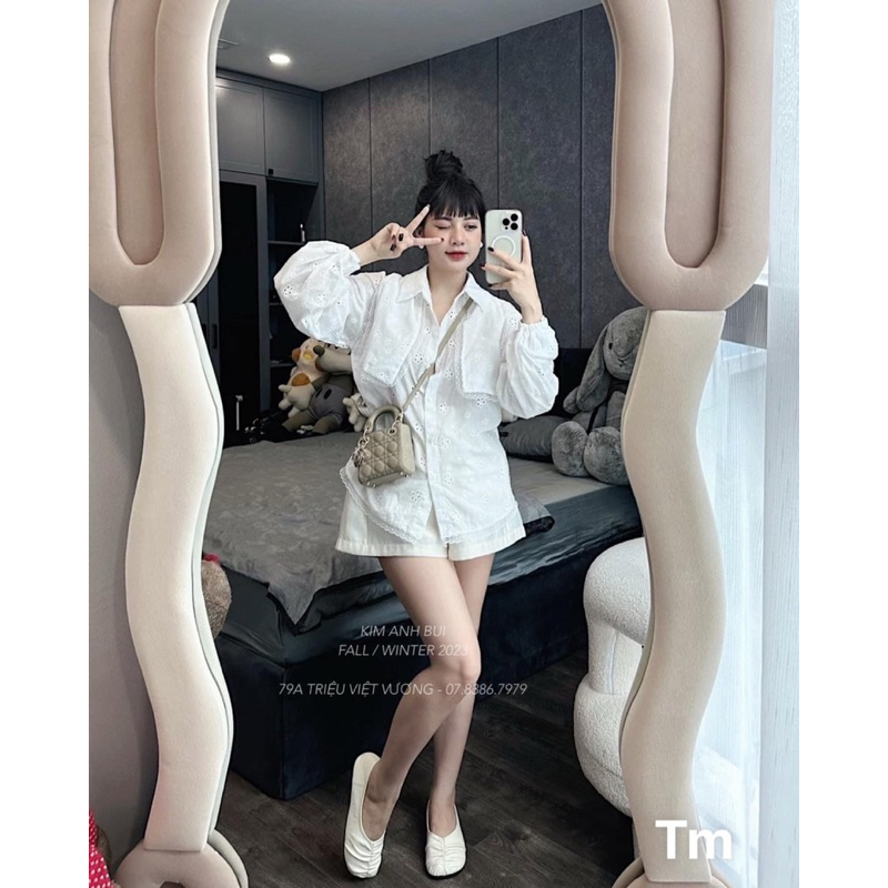 Giầy búp bê mũi nhún