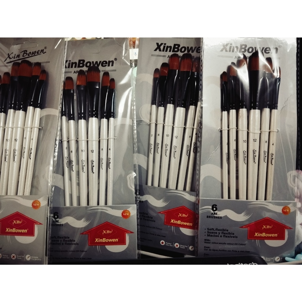 Bộ bút vẽ, cọ vẽ đầu oval hot