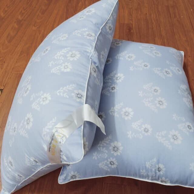 Bộ 2 Gối Nằm Evero n Standard Hoa Nhí Cao Cấp KT:45x65cm Siêu Êm Ái - Sang Trọng - Gối Nằm Gòn
