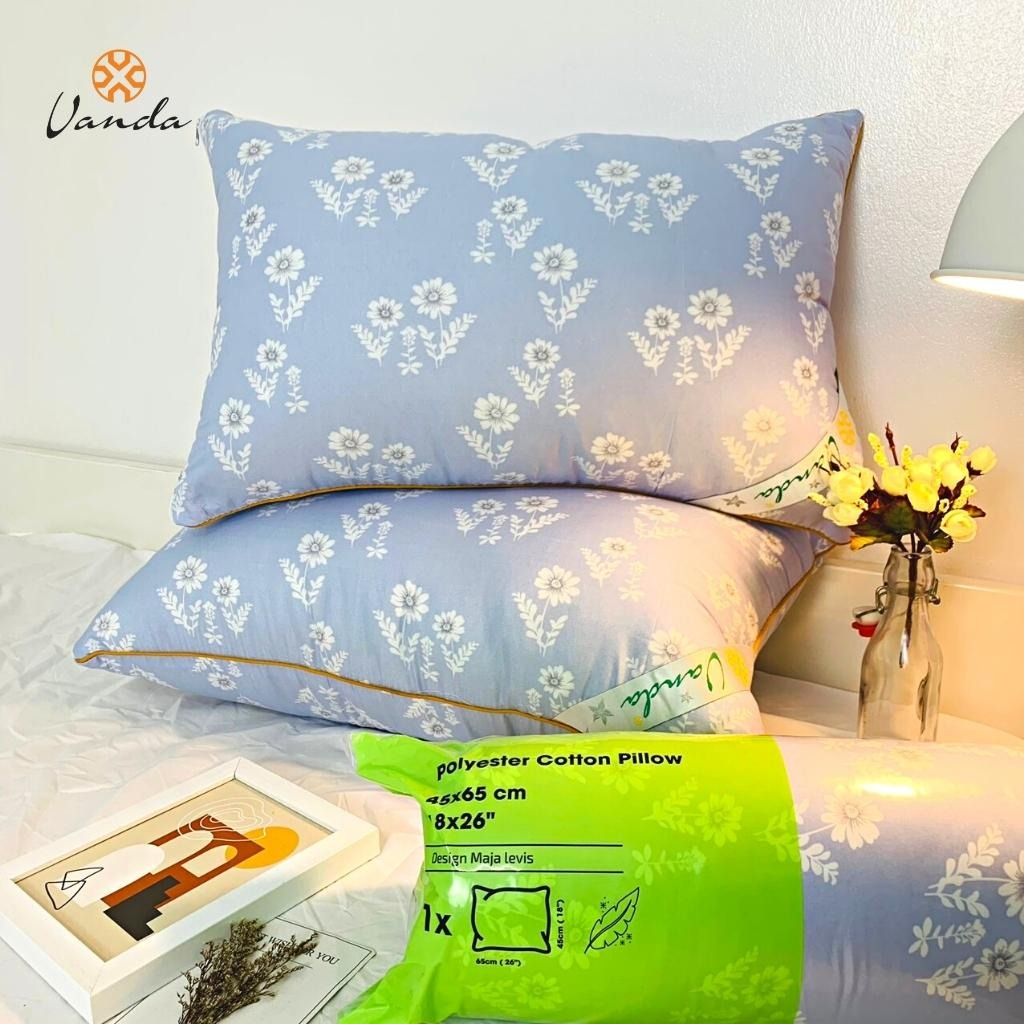 Bộ 2 Gối Nằm Evero n Standard Hoa Nhí Cao Cấp KT:45x65cm Siêu Êm Ái - Sang Trọng - Gối Nằm Gòn