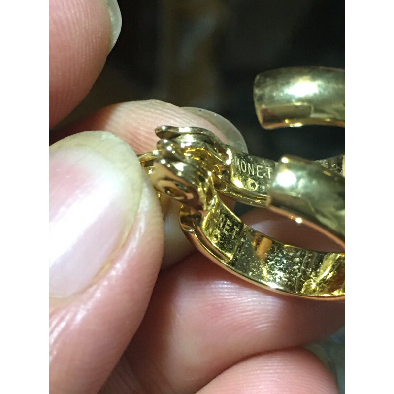 Hoa tai hiệu Monet  dáng vintage si tuyển Nhật