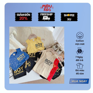 Set Boy London Midu Kid quần áo cho bé trai 0-5 tuổi