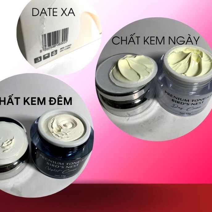 🌸 Bộ Kem Yến Kim Cương MÚI XÙ GORGEOUS Ngày Đêm Dưỡng Da Căng Bóng Se Khít Lỗ Chân Lông