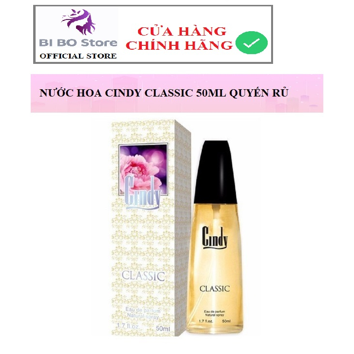 Nước Hoa Cindy Classic 50ml - Mẫu mới
