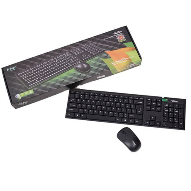 Bộ bàn phím chuột không dây Fuhlen A120G , Hàng Mới Chính Hãng