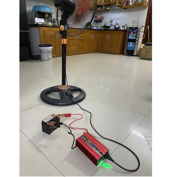 Bộ kích điện inverter 12V lên 220V CÔNG SUẤT 1500W Sóng Sine Chuẩn