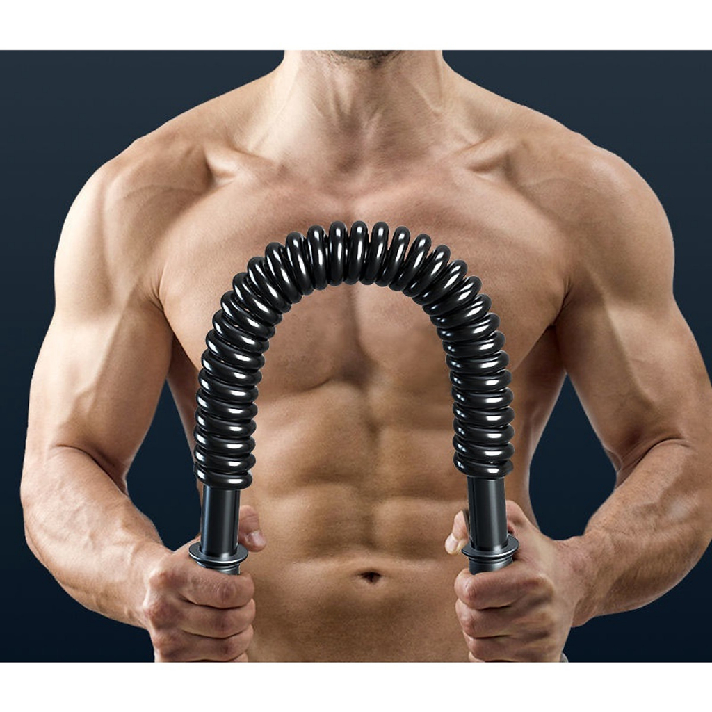 Gậy Bẻ Lò Xo Ti Tan Lực Bẻ Từ 20KG Đến 50KG Tập Tay,Vai,Xô,Ngực Body YUNOZA Bảo Hành 12Tháng