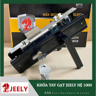 Khóa tay gạt jeely 712- khóa cửa chính tay ốp 26cm khóa cửa chính, khóa cửa đi, khóa cửa phòng hộp 4x8cm - 712