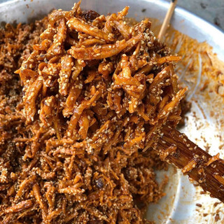 Cá cơm rim tẩm mè [ 200g ]