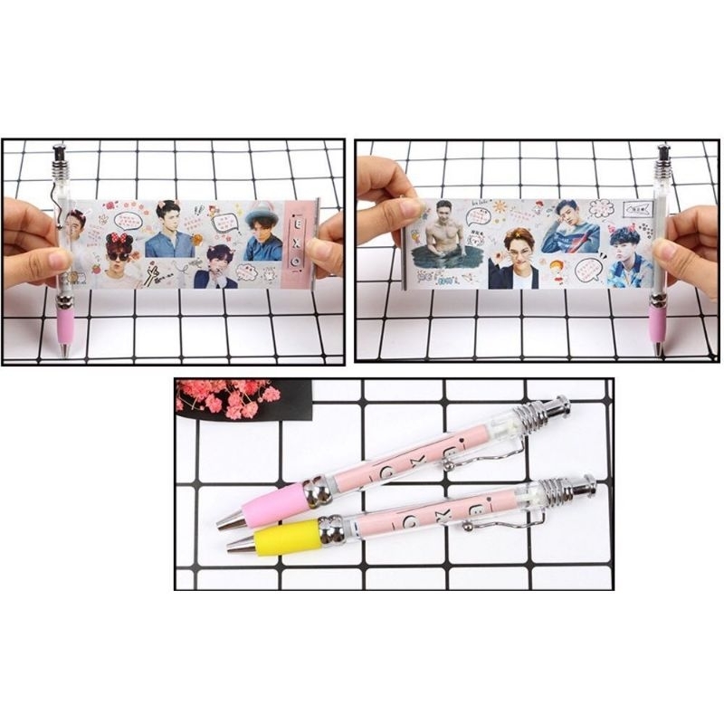 Bút bi kéo kpop e.xo