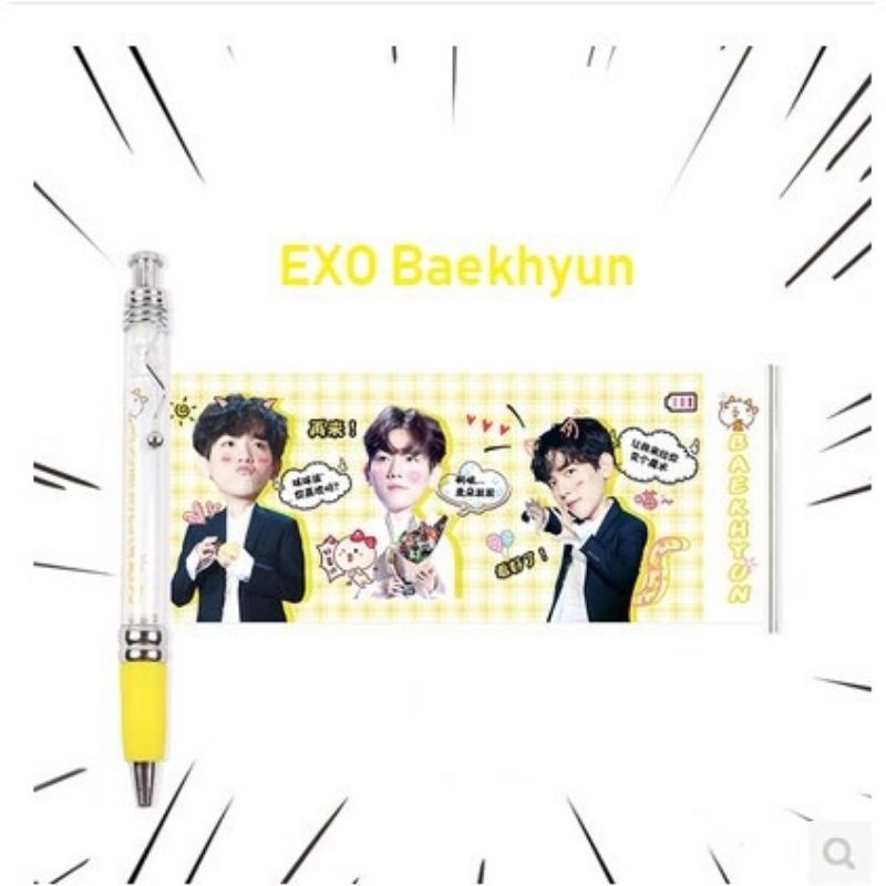 Bút bi kéo kpop e.xo