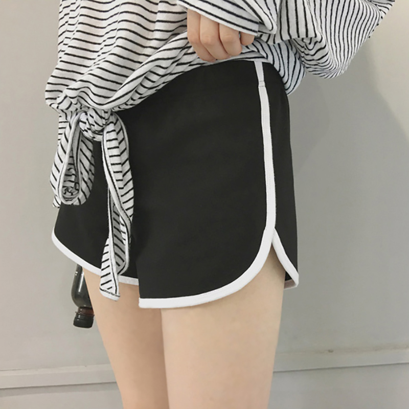 Quần Đùi Nữ Sọc Viền Thể Thao Short Ngắn Tập Gym Đi Dạo Mặc Ở Nhà Ngủ Trẻ Trung Ulzzang