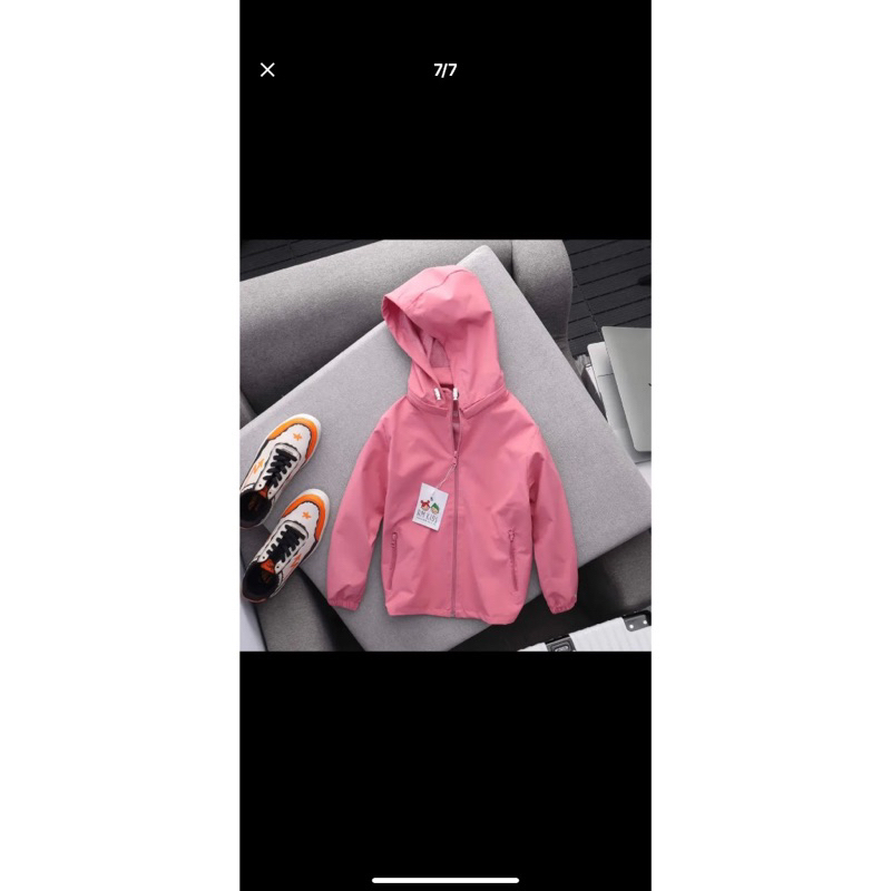 Áo khoác gió 2 lớp cho bé trai và bé gái chống nước cản gió cao cấp