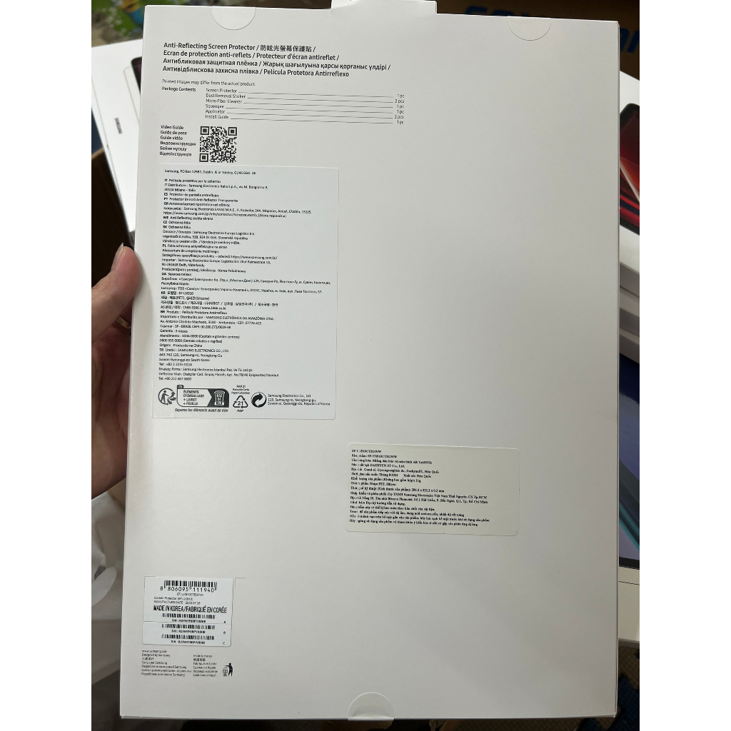 Miếng Dán Bảo Vệ Màn Hình AR Galaxy Tab S9/S9+/S9ultra - Hàng Chính Hãng Samsung