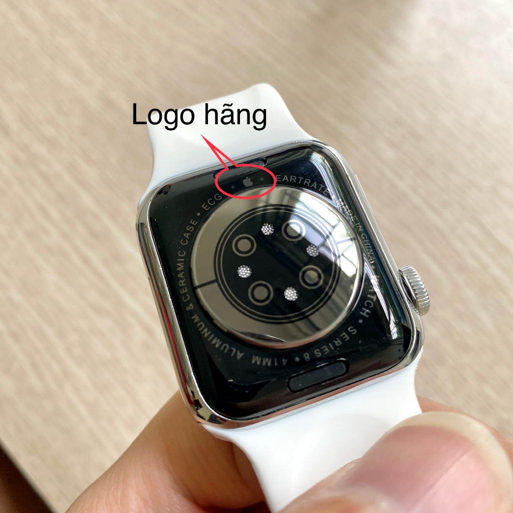Đồng Hồ Thông Minh Seri 8 Logo Táo,Smart Wath Màn Hình Viền Thép Tràn Viền ĐO Sức Khỏe - Bảo Hành 12 Tháng
