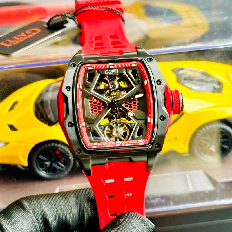 Đồng hồ nam dây cao su Bonest Gatti Ghost BG5501-A3